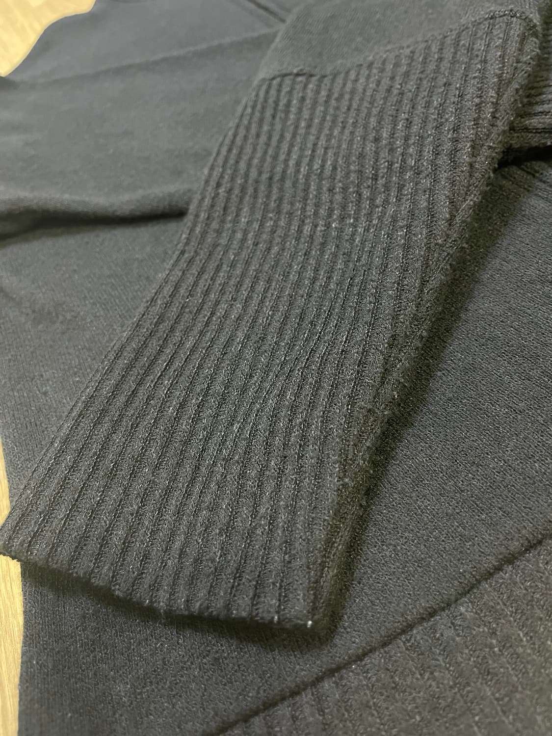 해칭룸 레이어 가디건 블랙 4 상품이미지2