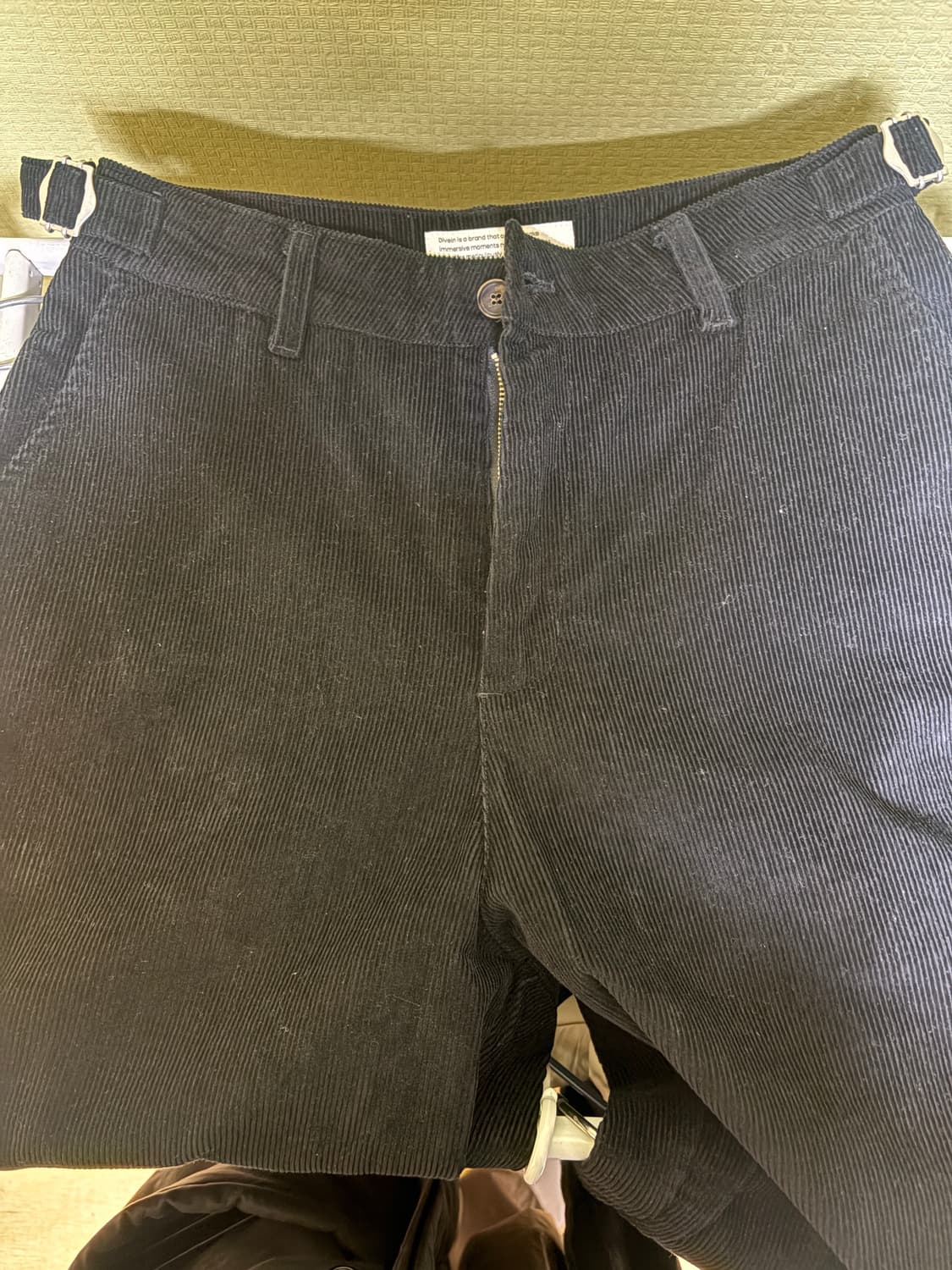 다이브인 코듀로이 팬츠 블랙 상품이미지4