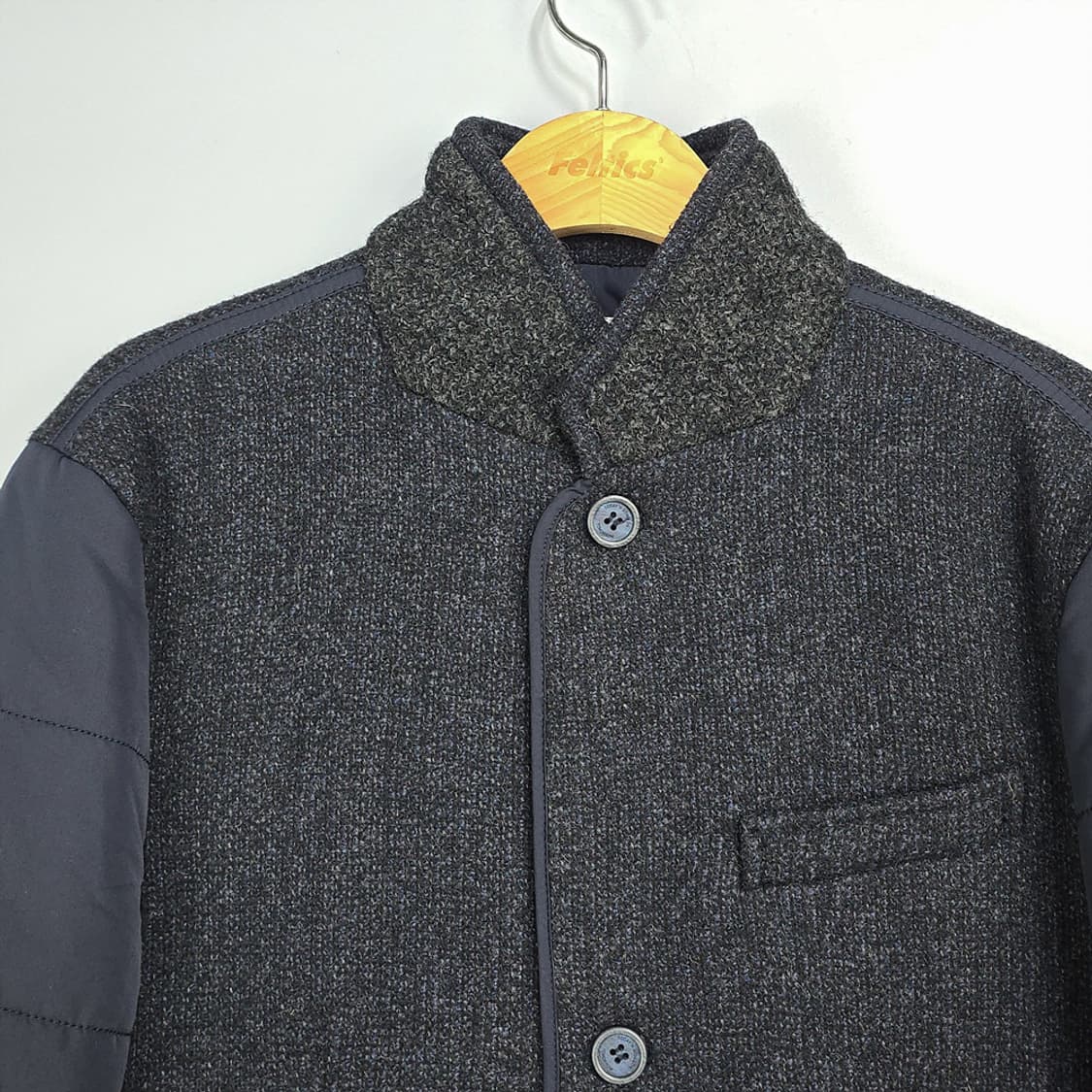 TNGT(티엔지티) 울 혼방 퀼팅 배색 자켓 103 상품이미지2