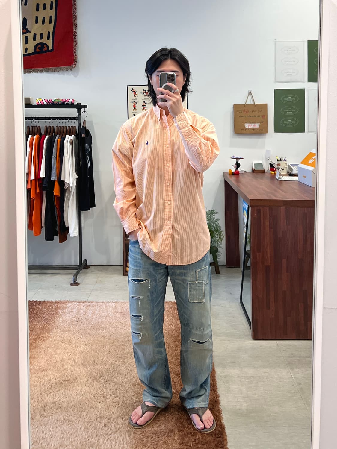 Polo ralph lauren 폴로 랄프로렌 BLAKE 스트라이프 셔츠 상품이미지2