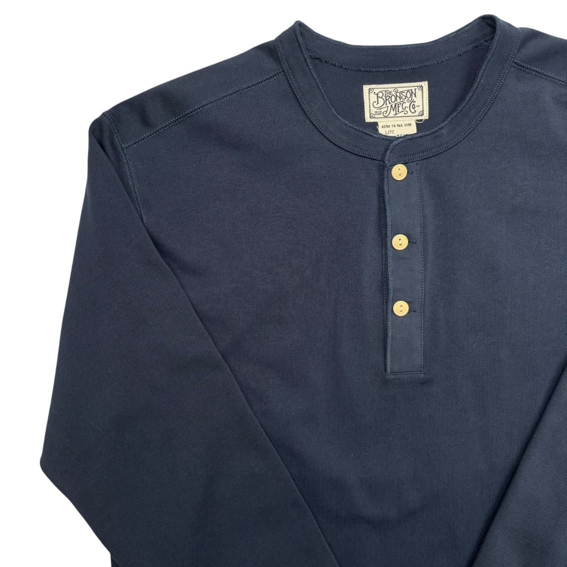 Bronson 브론슨 네이비 헨리넥 롱슬리브 2XL 상품이미지2