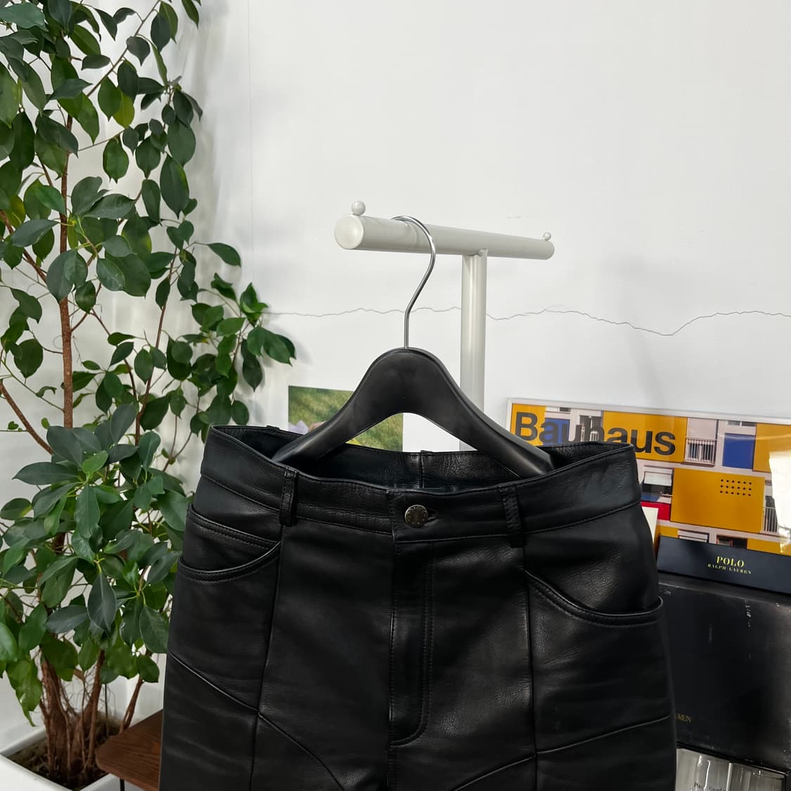 베트멍 우먼 카프스킨 컷아웃 레더팬츠 S 상품이미지2