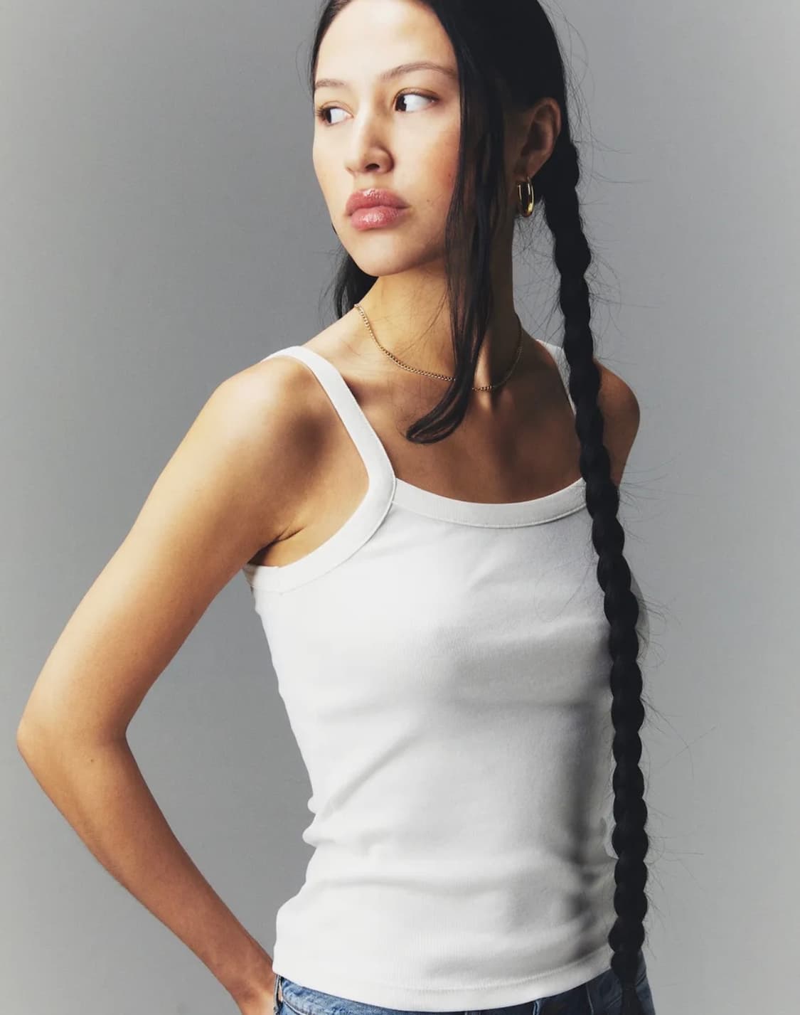 글로니 나시 G CLASSIC TANK 화이트 상품이미지1