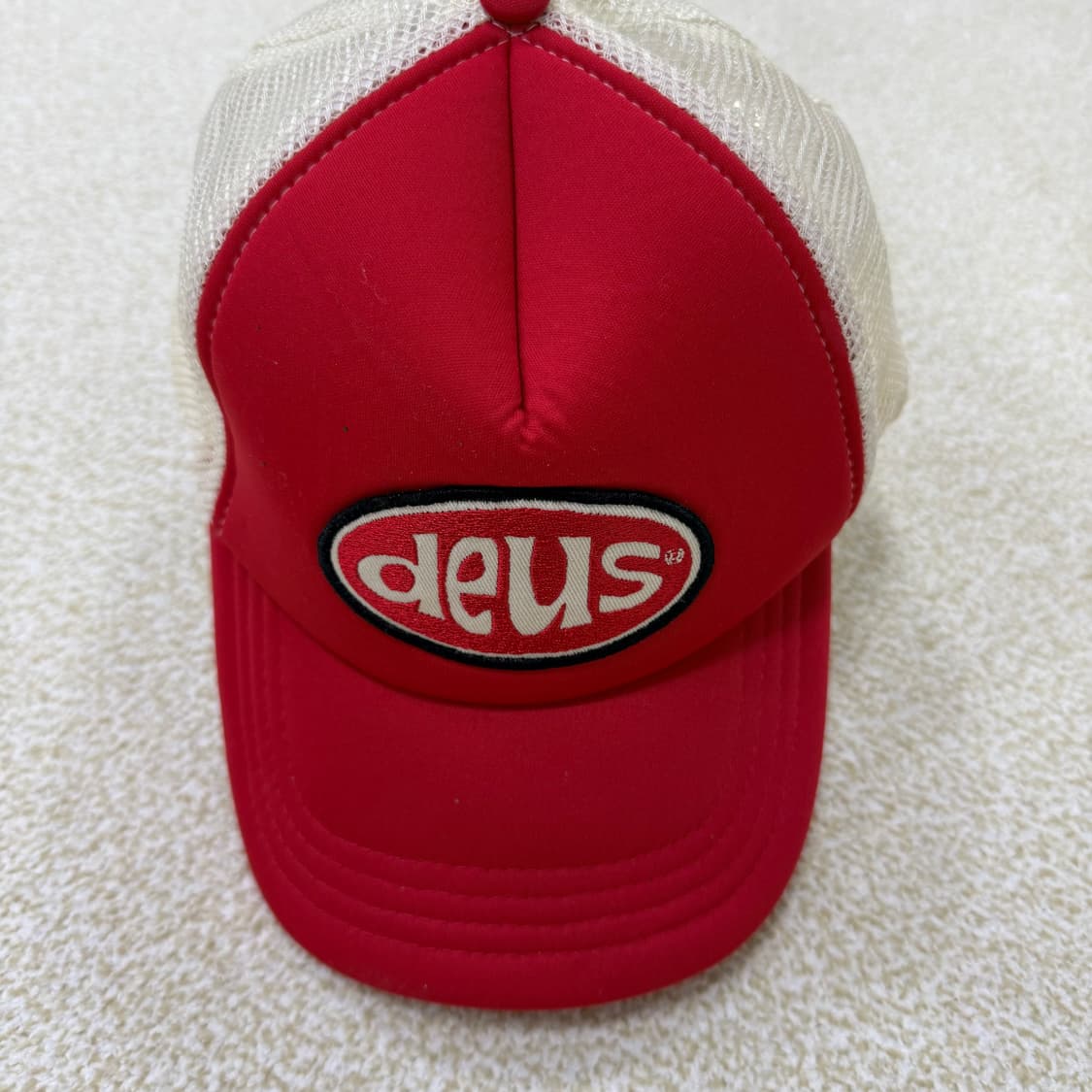 F DEUS 레드 매쉬캡 0202T2 상품이미지1