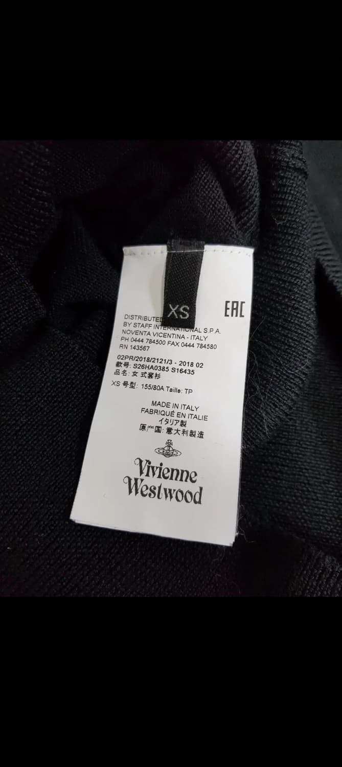 비비안웨스트우드 니트 xs 상품이미지5