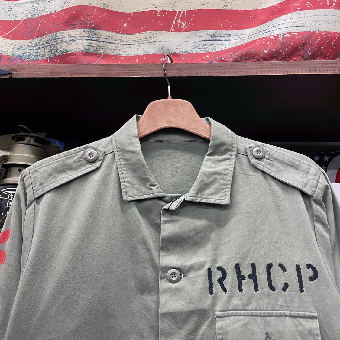 00s RHCP 레드 핫 칠리 페퍼스 아스터리스크 로고 og 107 셔츠 상품이미지3