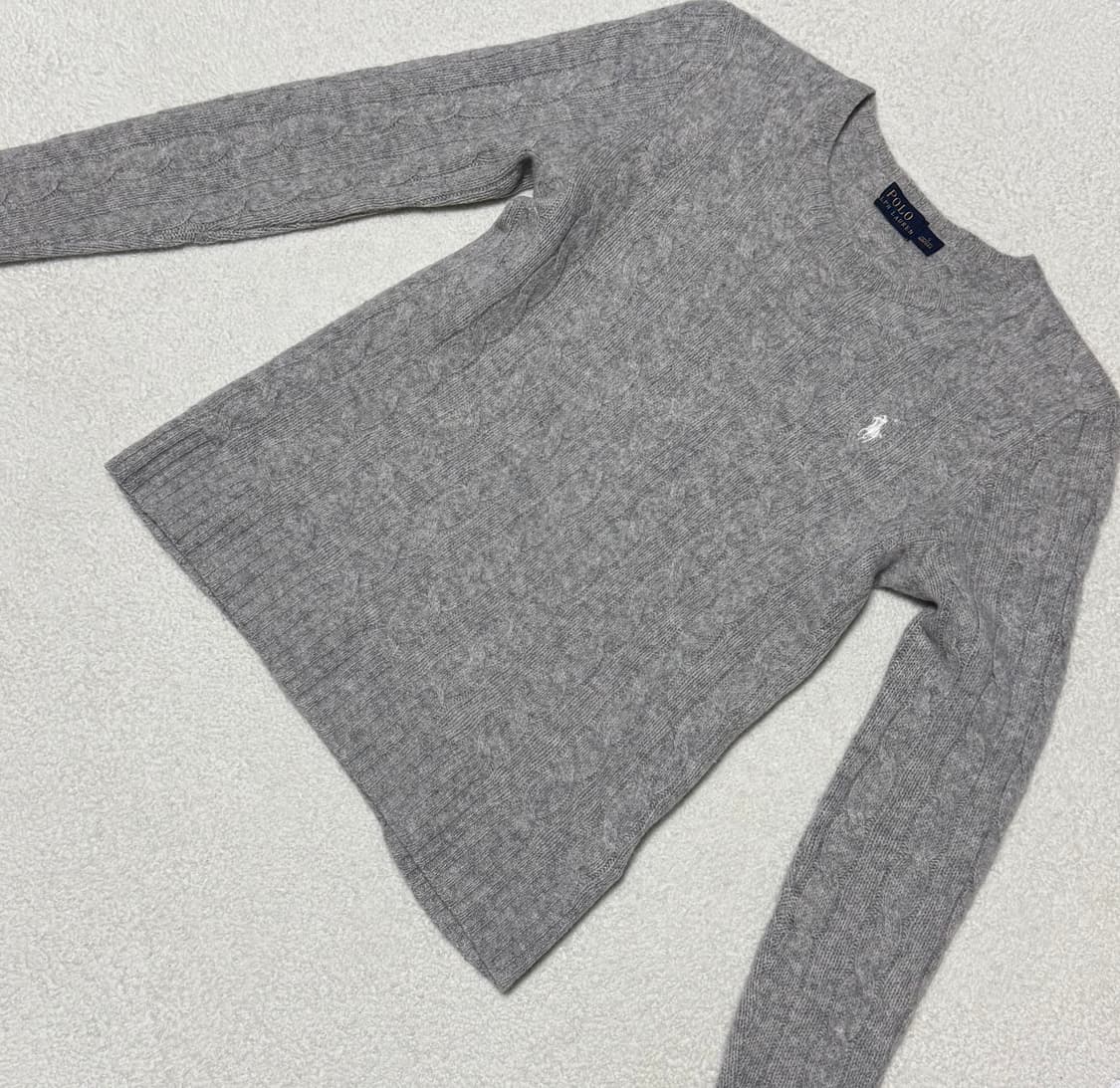 폴로 랄프로렌 그레이 울/캐시미어 니트 상품이미지3