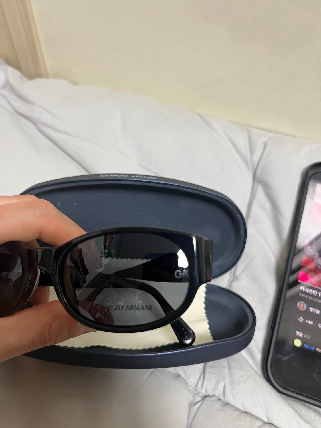 조르지오 아르마니 블랙 선글라스 상품이미지6