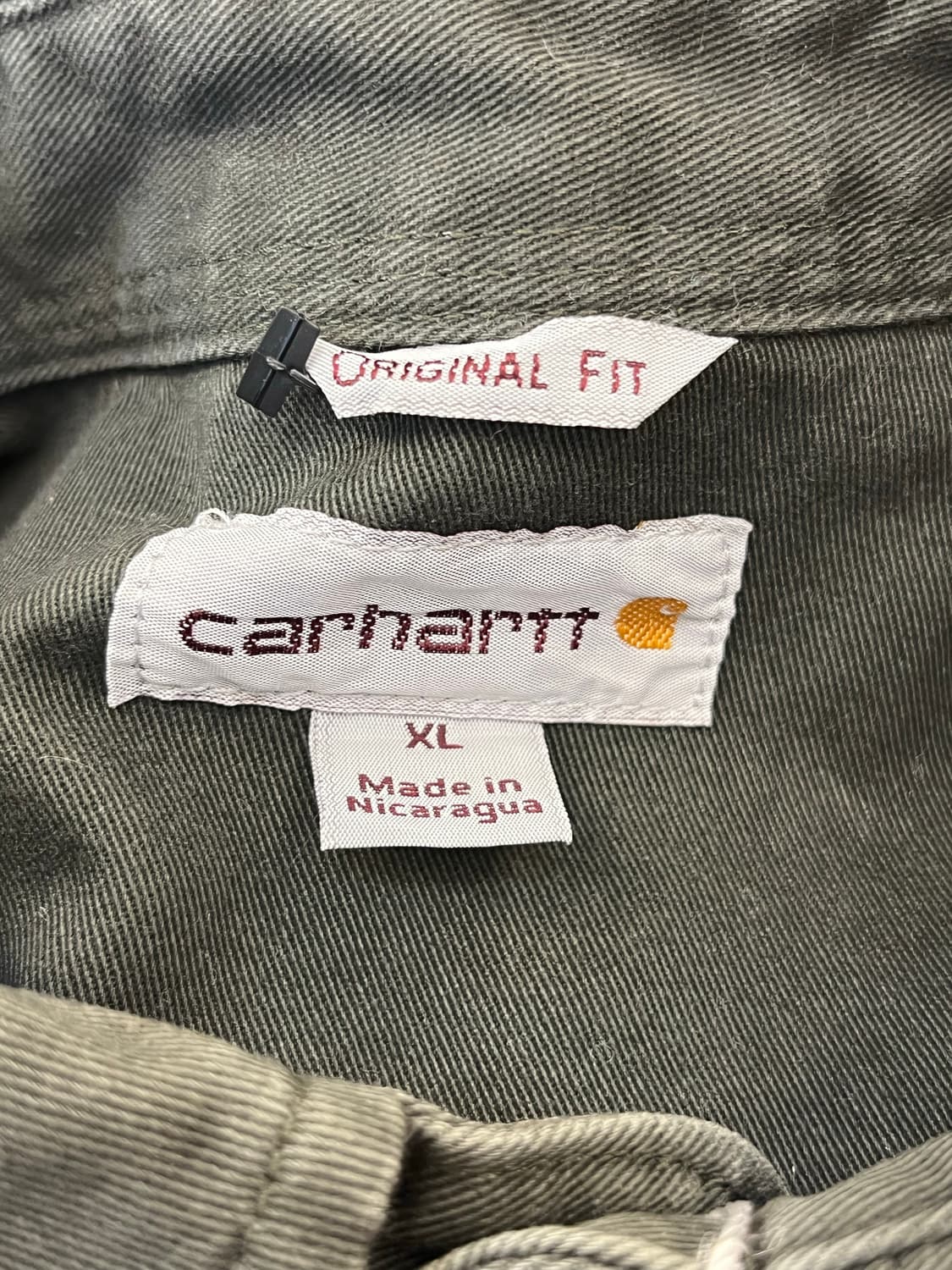 칼하트 워크셔츠 모스그린 상품이미지7