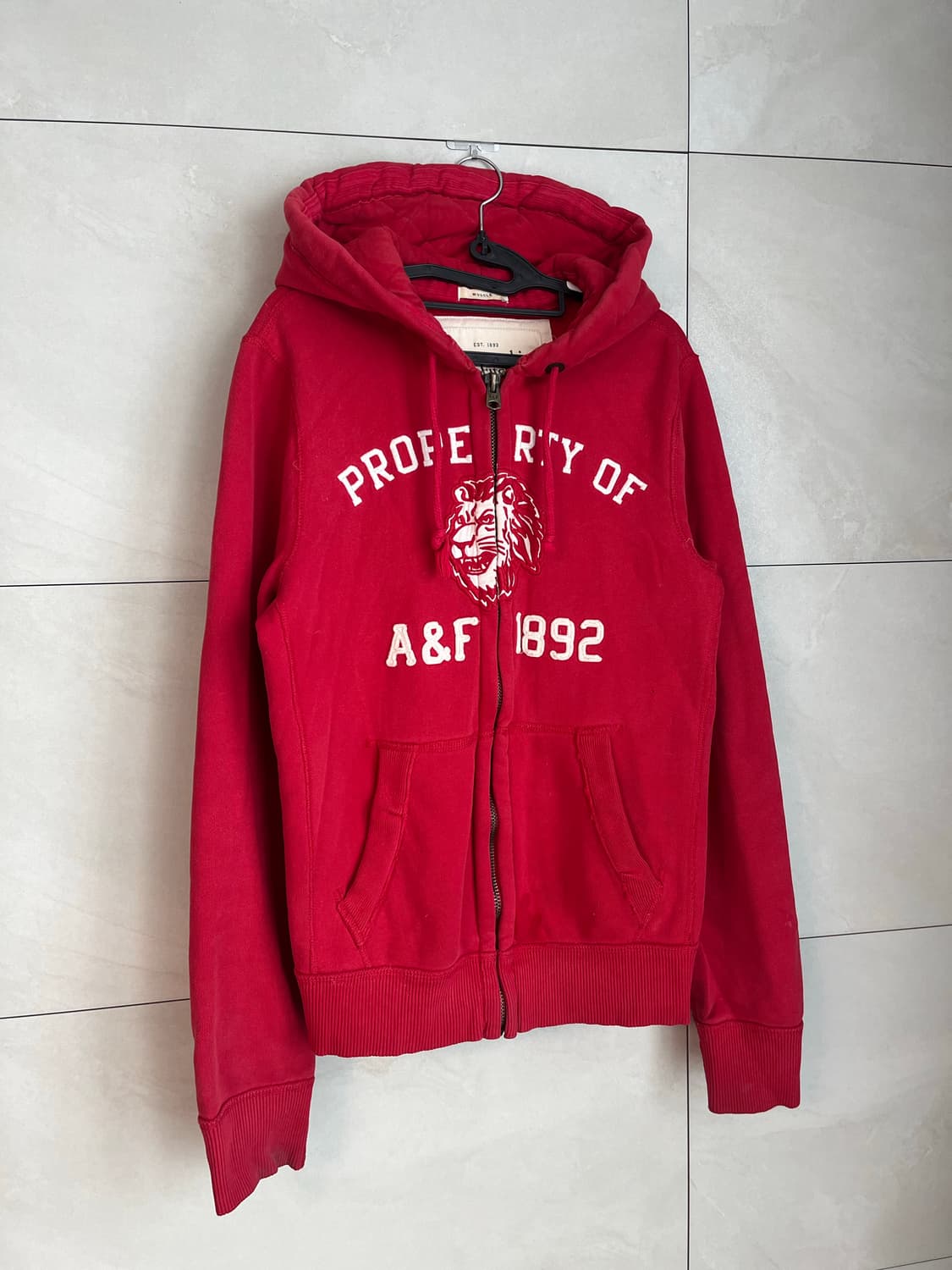 아베크롬비 극희귀 A&F 사자 자수 후드집업 (L)  상품이미지2