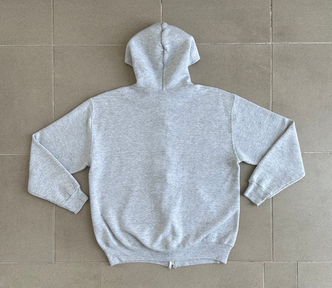 90s 빈티지 러셀 후드집업 밝은그레이 L USA 상품이미지2