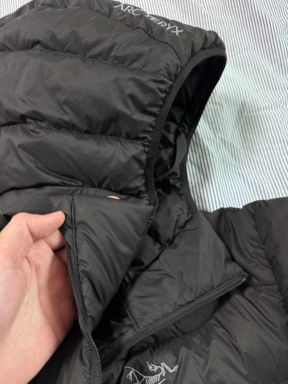 (SS급) 아크테릭스 세륨 후디 블랙 상품이미지8