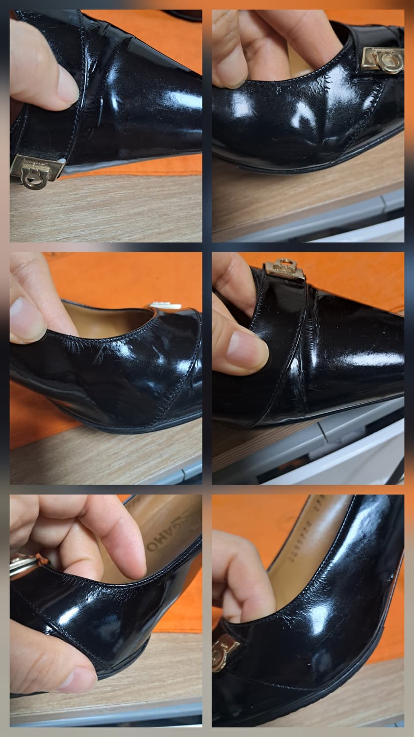 페라가모 블랙 힐 7D사이즈(약 240～245) 상품이미지9