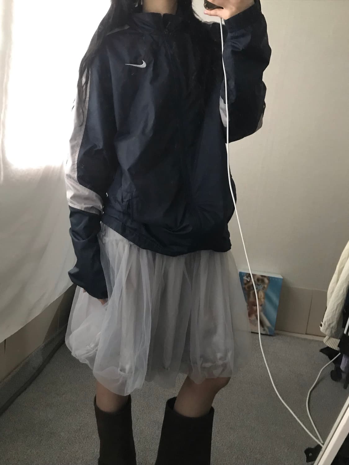 나이키 네이비 바람막이 상품이미지2