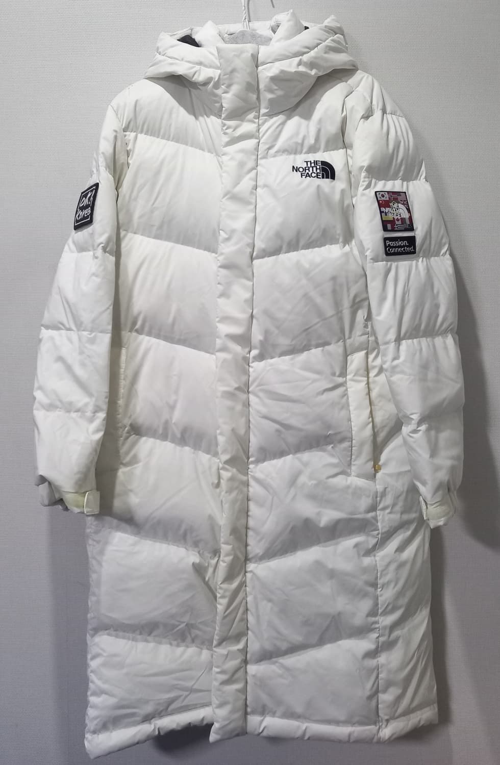 노스페이스 평창올림픽 코리아 거위털 구스 롱패딩 95/M 상품이미지1