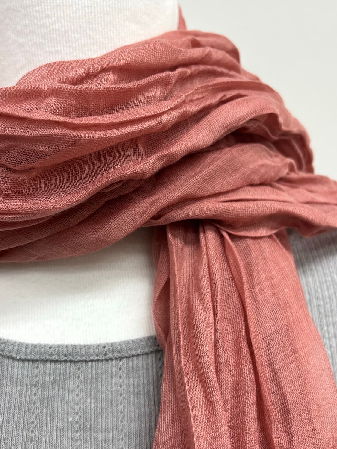 핑크 머플러 상품이미지2