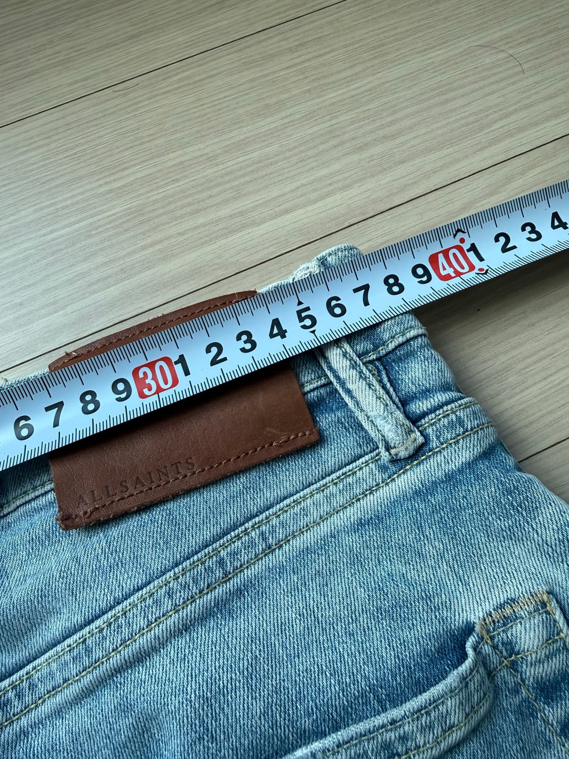 올세인츠 시가렛 라이트 블루 데님 진 상품이미지5