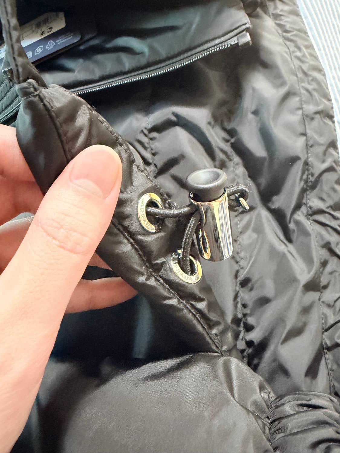 프라다 패딩 sgn955 블랙 50사이즈 상품이미지2