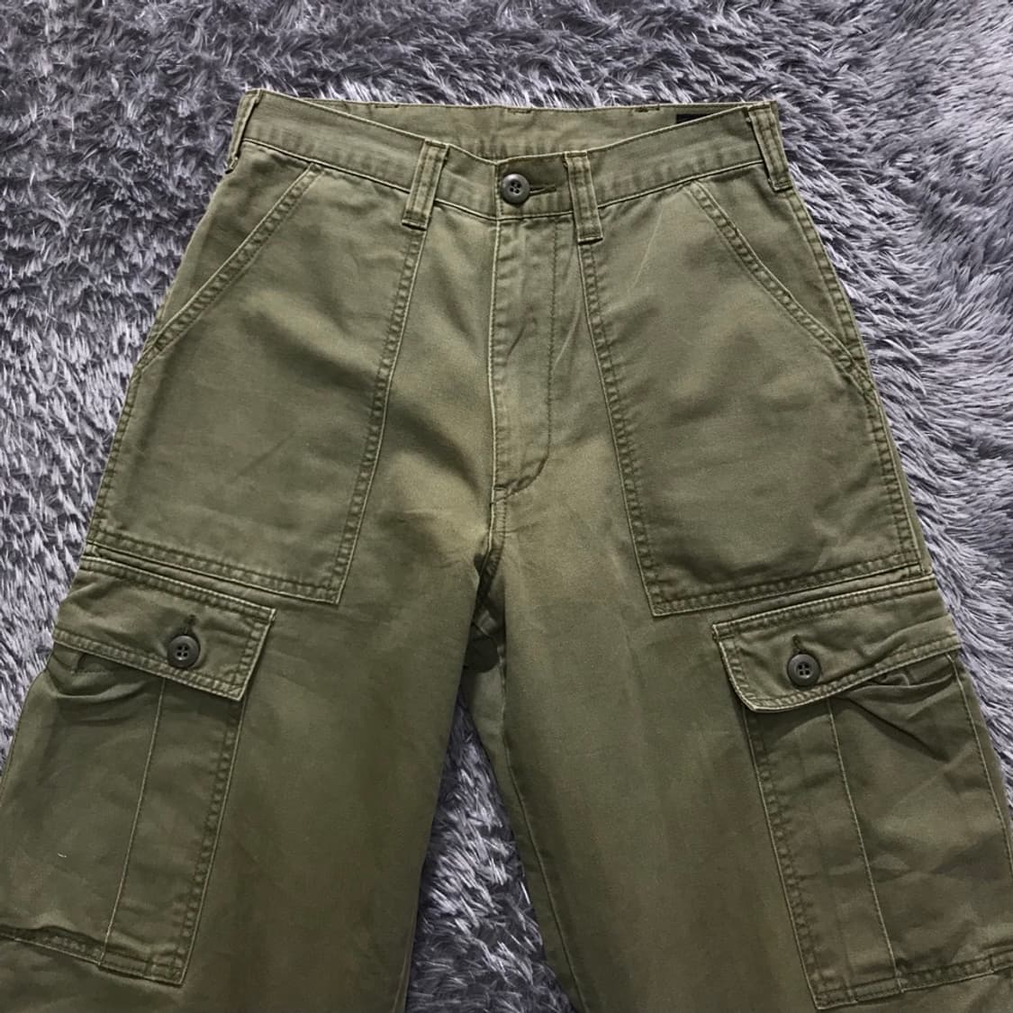 [[XS(60-68), 공용] 쇼트(SCHOTT) 빈티지 카고 팬츠 상품이미지2