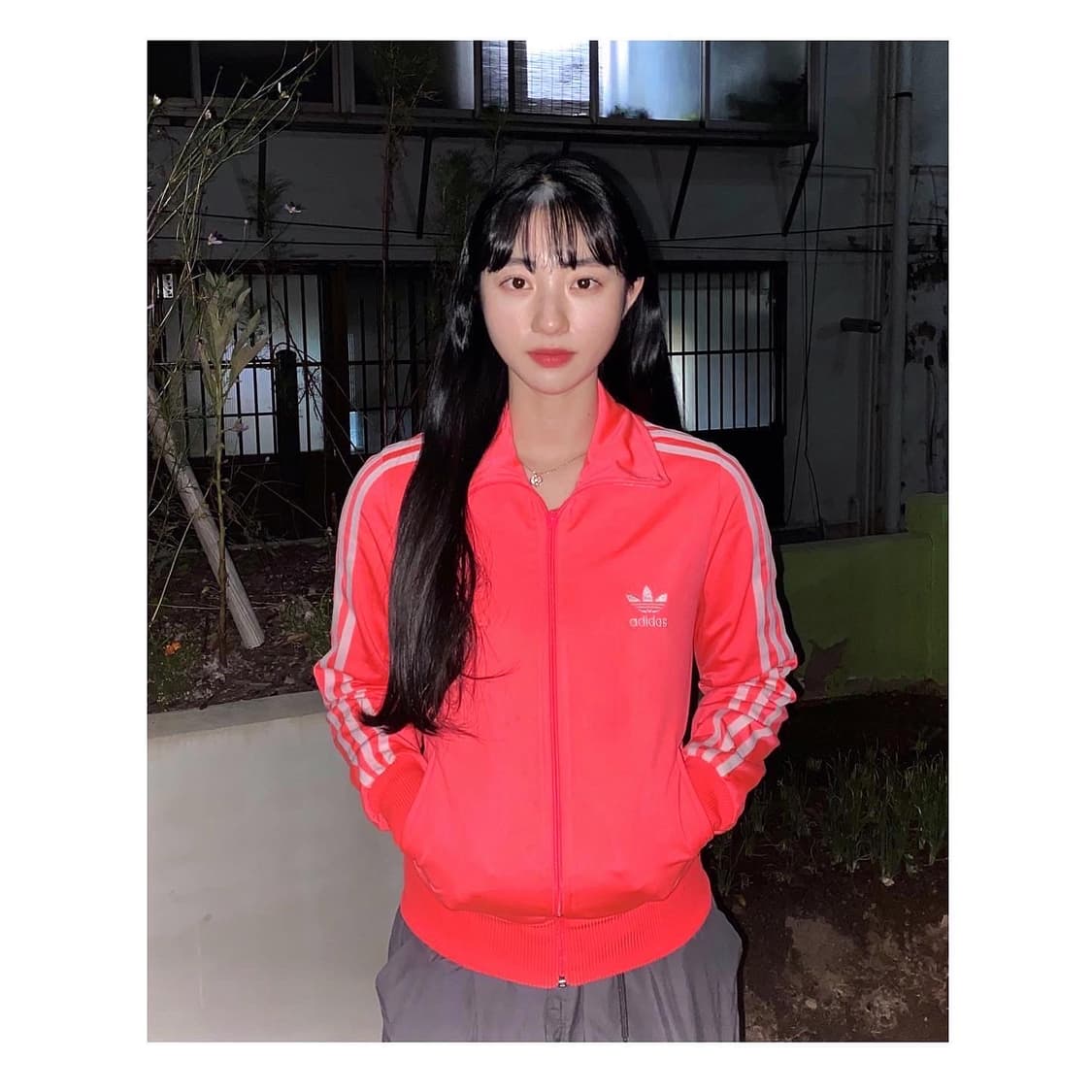 00s 아디다스 파이어버드 빈티지 핑크 트랙탑 져지 상품이미지1