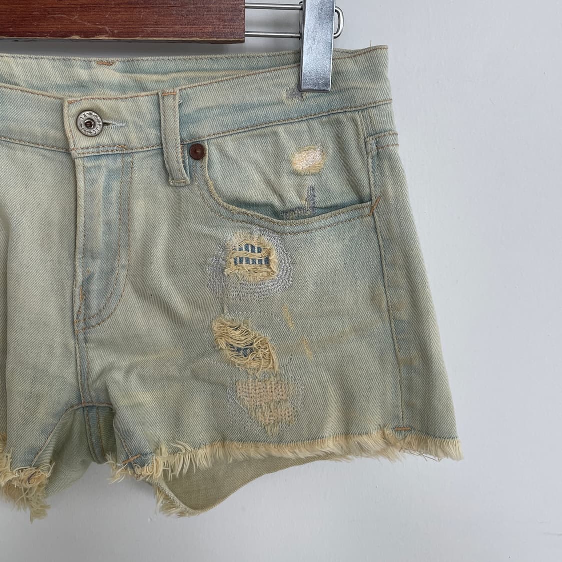데님 앤 서플라이 폴로 디스트로이드 25(약28)데님 숏츠 반바지 핫팬츠 상품이미지4