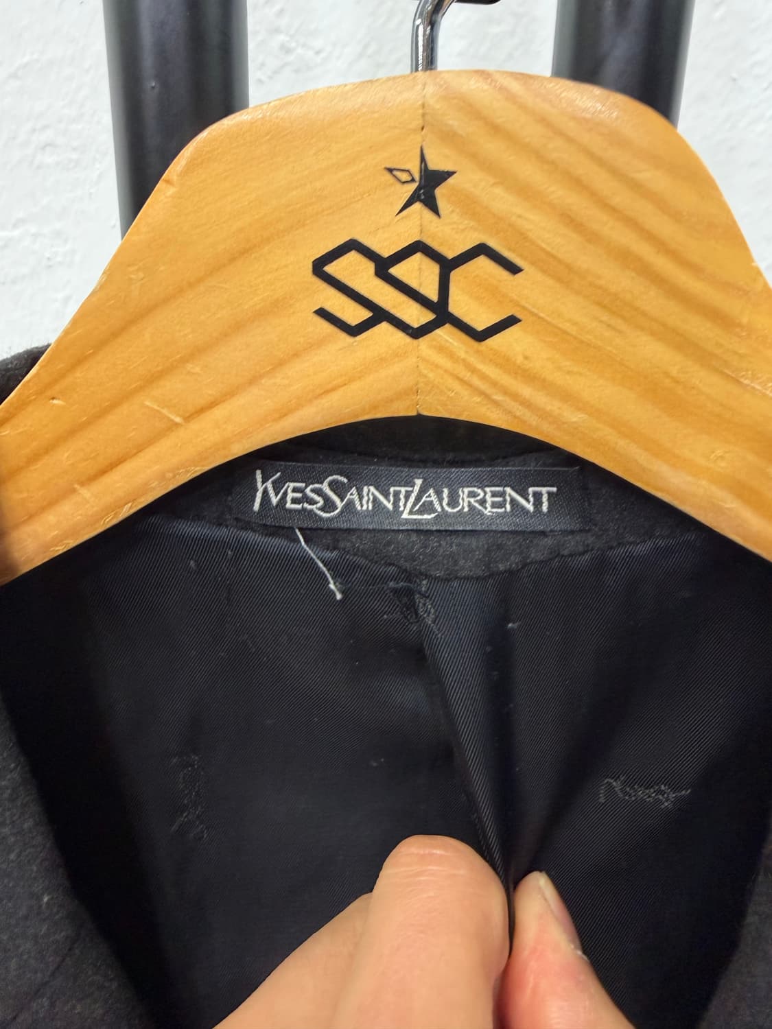 정품) 입생로랑 제냐원단 더블 버튼 자켓 100 상품이미지5