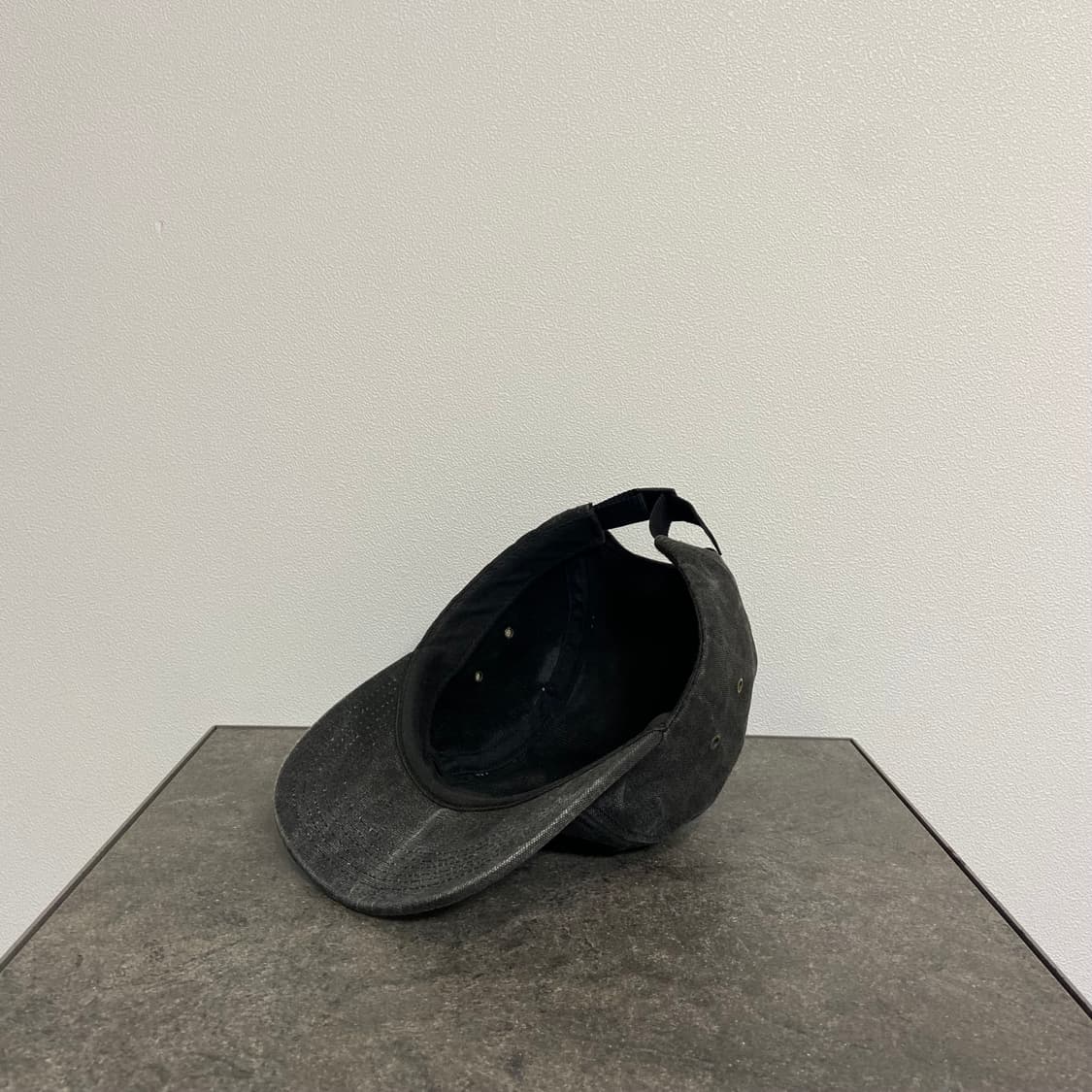 (OS) 슈프림 박스로고 캠프캡 모자 스톤 워시드 블랙 정품 상품이미지6