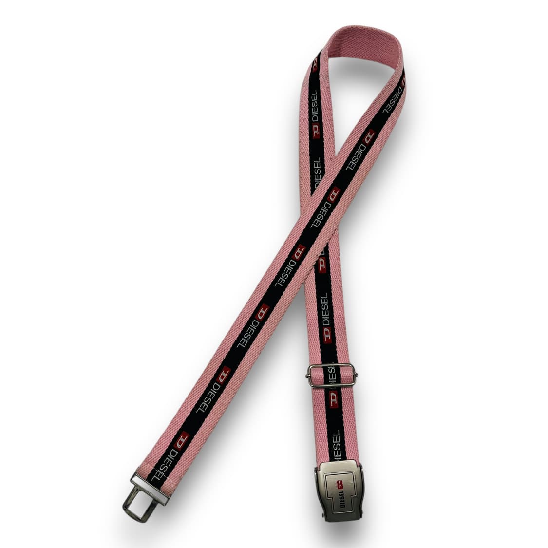 디젤 90s 안전벨트 모드 핑크 빈티지 테이핑 벨트 상품이미지2