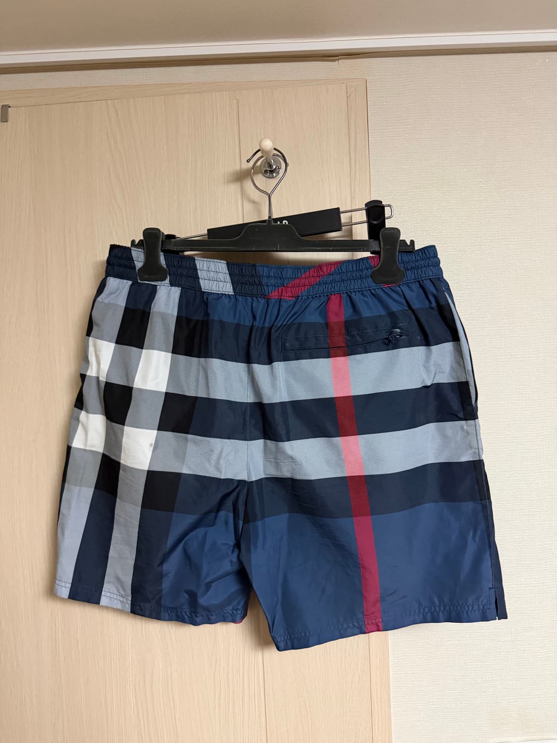 버버리 스윔 쇼츠 체크 반바지 XL 상품이미지2