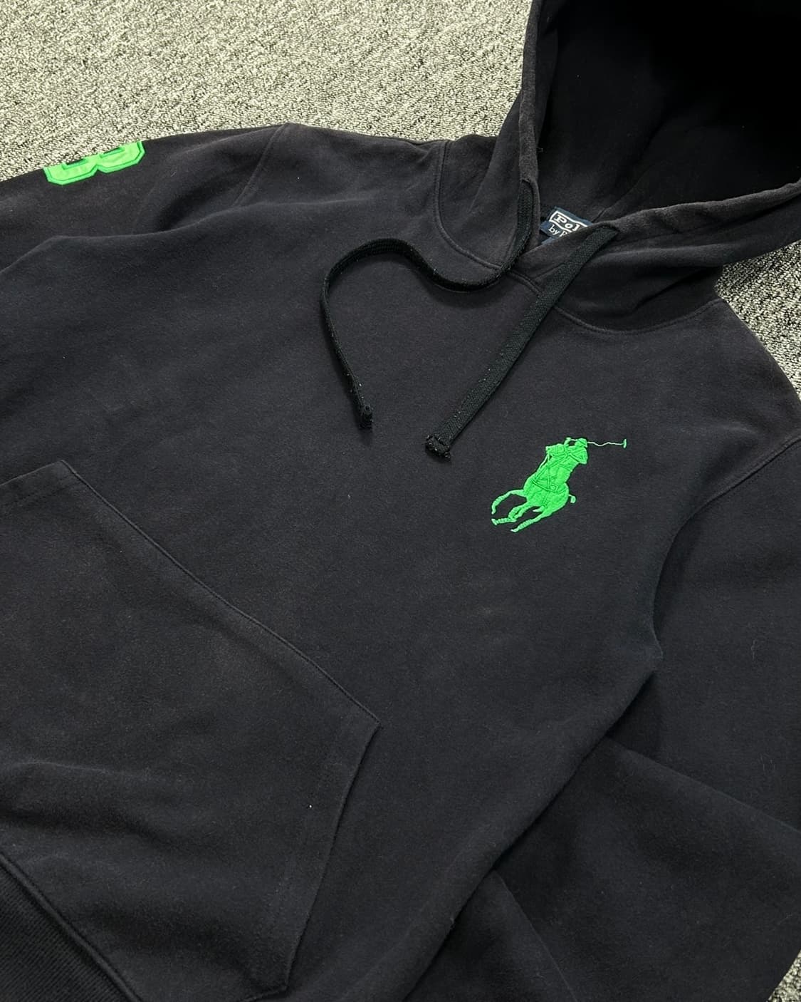 폴로 랄프로렌 빅포니 네이비 후드티  상품이미지2