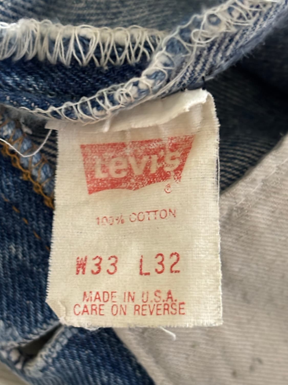 90s Levis Stressed 501 Made in USA 상품이미지2