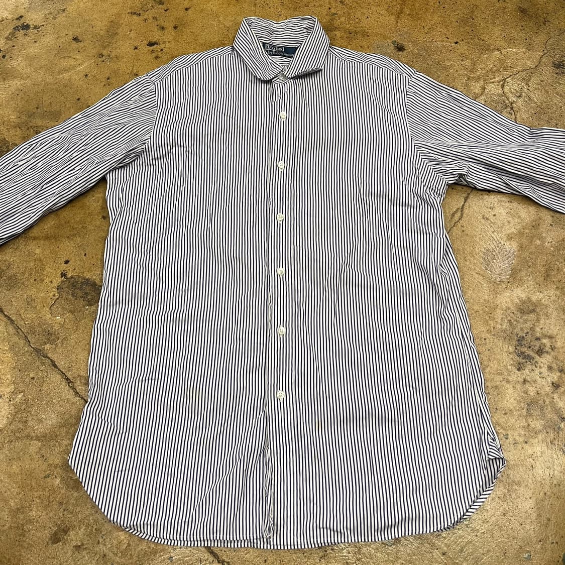 [정품/5 1/2-33] 폴로 랄프로렌 스트라이프 셔츠 b15 상품이미지3