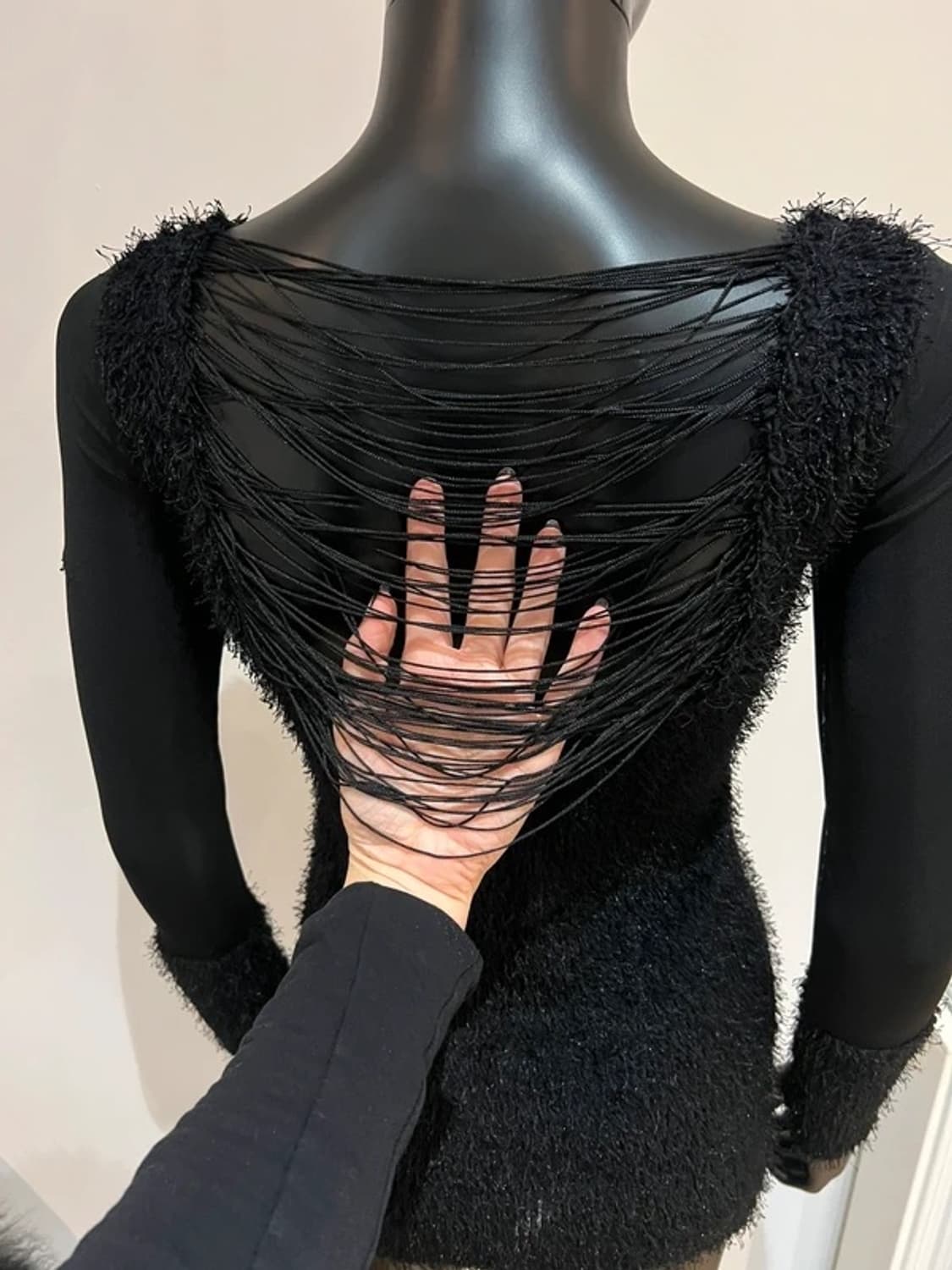 Gothic long top mini dress 상품이미지1