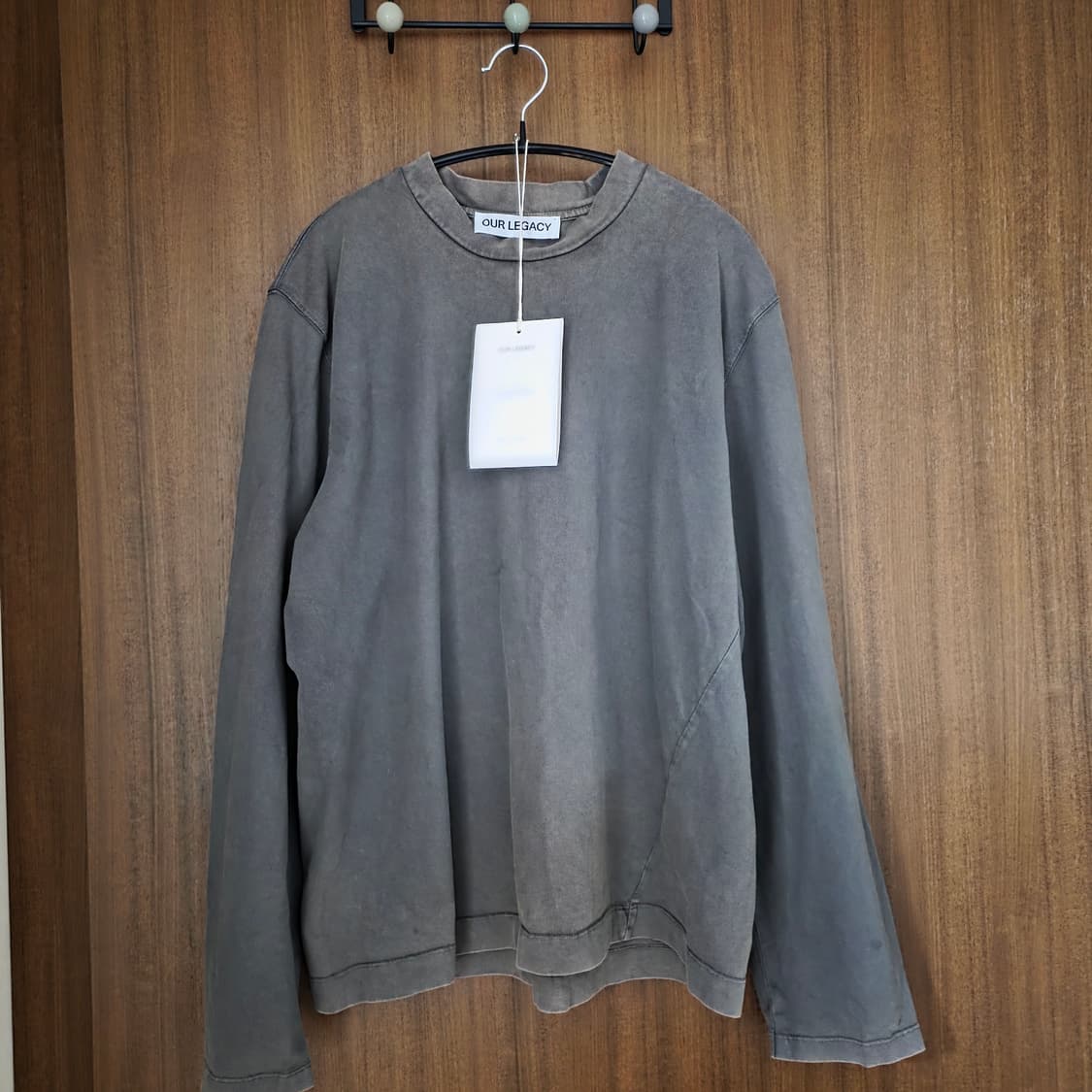 [46] 아워레가시 앤티크 코팅 밴드 저지 빅 롱슬리브 상품이미지3