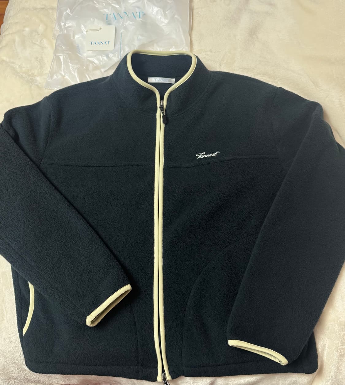 타낫 커브 플리스 Curve fleece zip-up_deep navy 상품이미지3