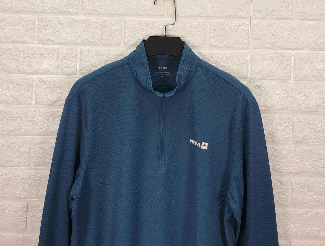 [95]네파 시어서커 반집업 티셔츠 상품이미지4