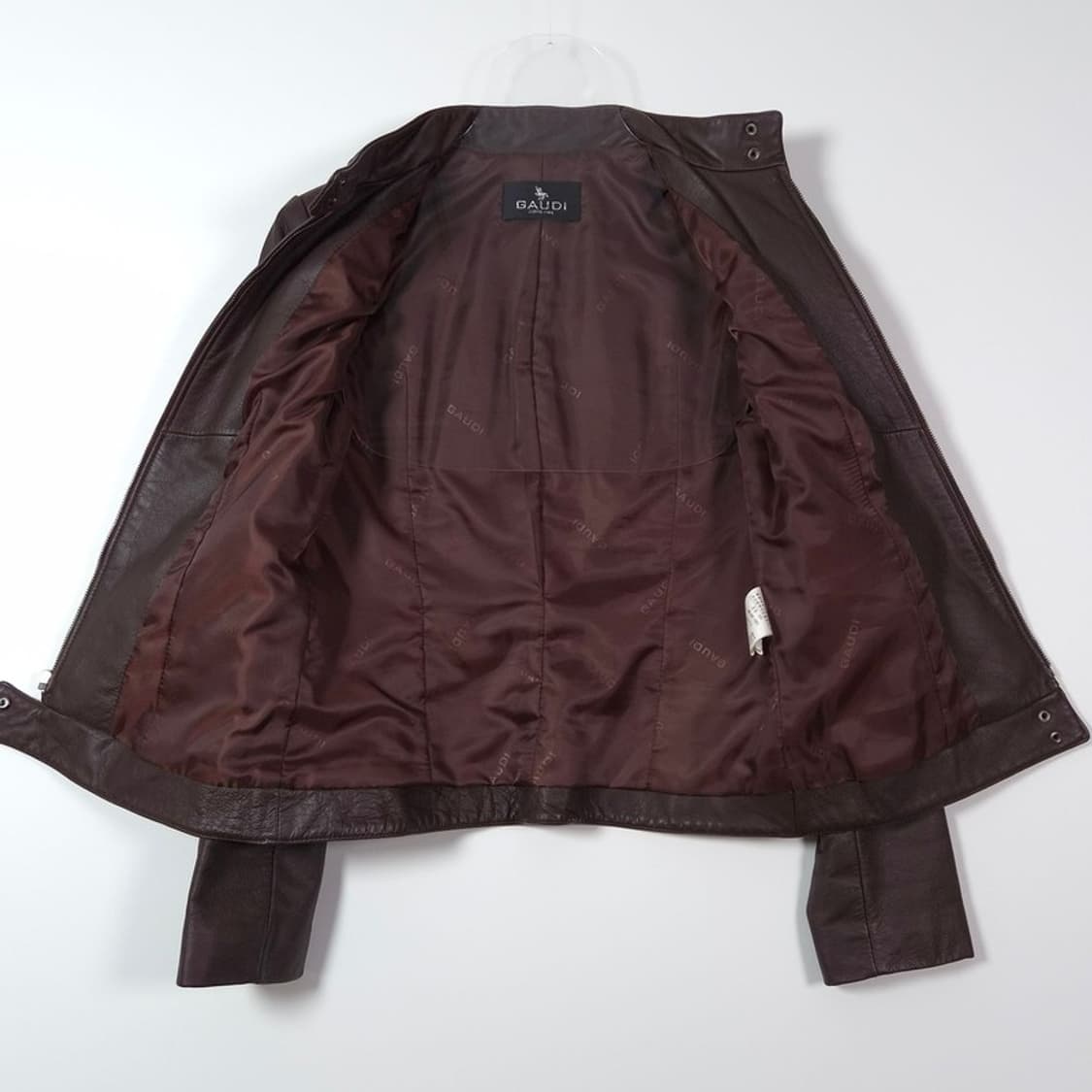 가우디 리얼 소가죽 스탠드카라 레더 자켓 55 상품이미지5