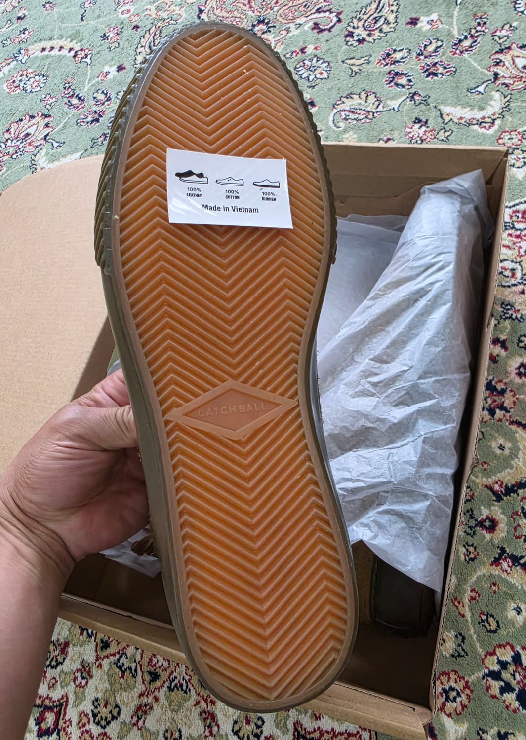 [새상품/최종할인] 캐치볼 M-03H 스웨이드 카멜 275-280 상품이미지3