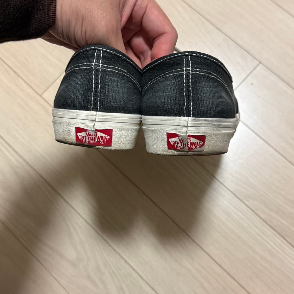 (285) 반스 어센틱 워시드 블랙 상품이미지3