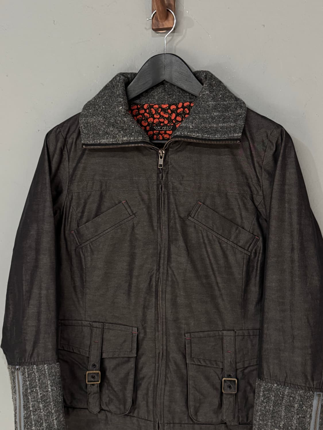 On Peut 투웨이 하이넥 코팅자켓 상품이미지3