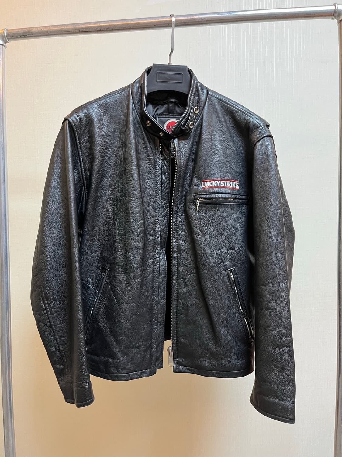 Lucky Strike leather jacket 상품이미지1