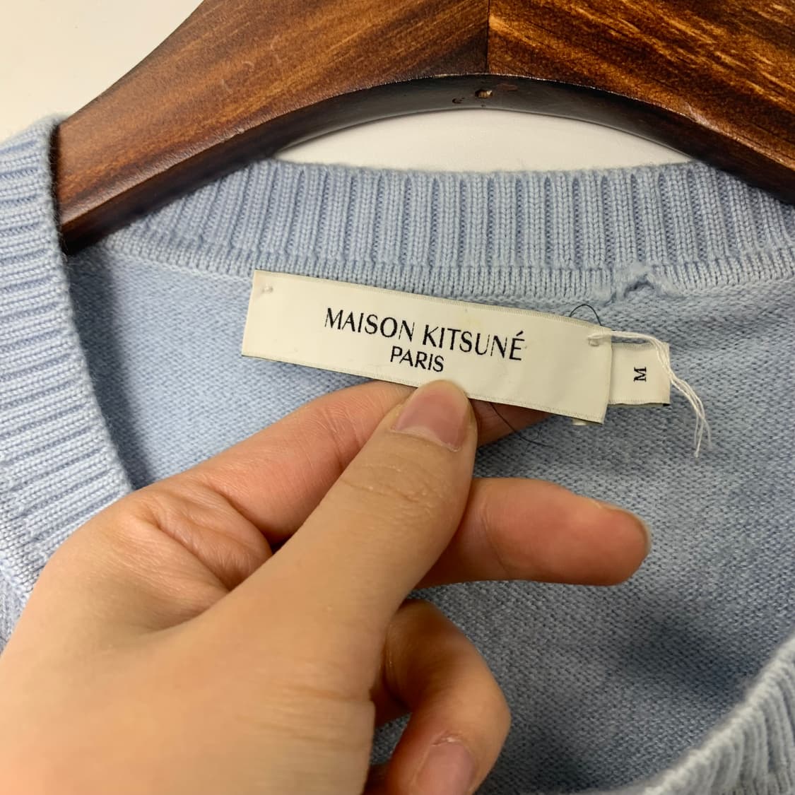 메종 키츠네 더블 폭스 헤드 패치 레귤러 가디건 상품이미지5