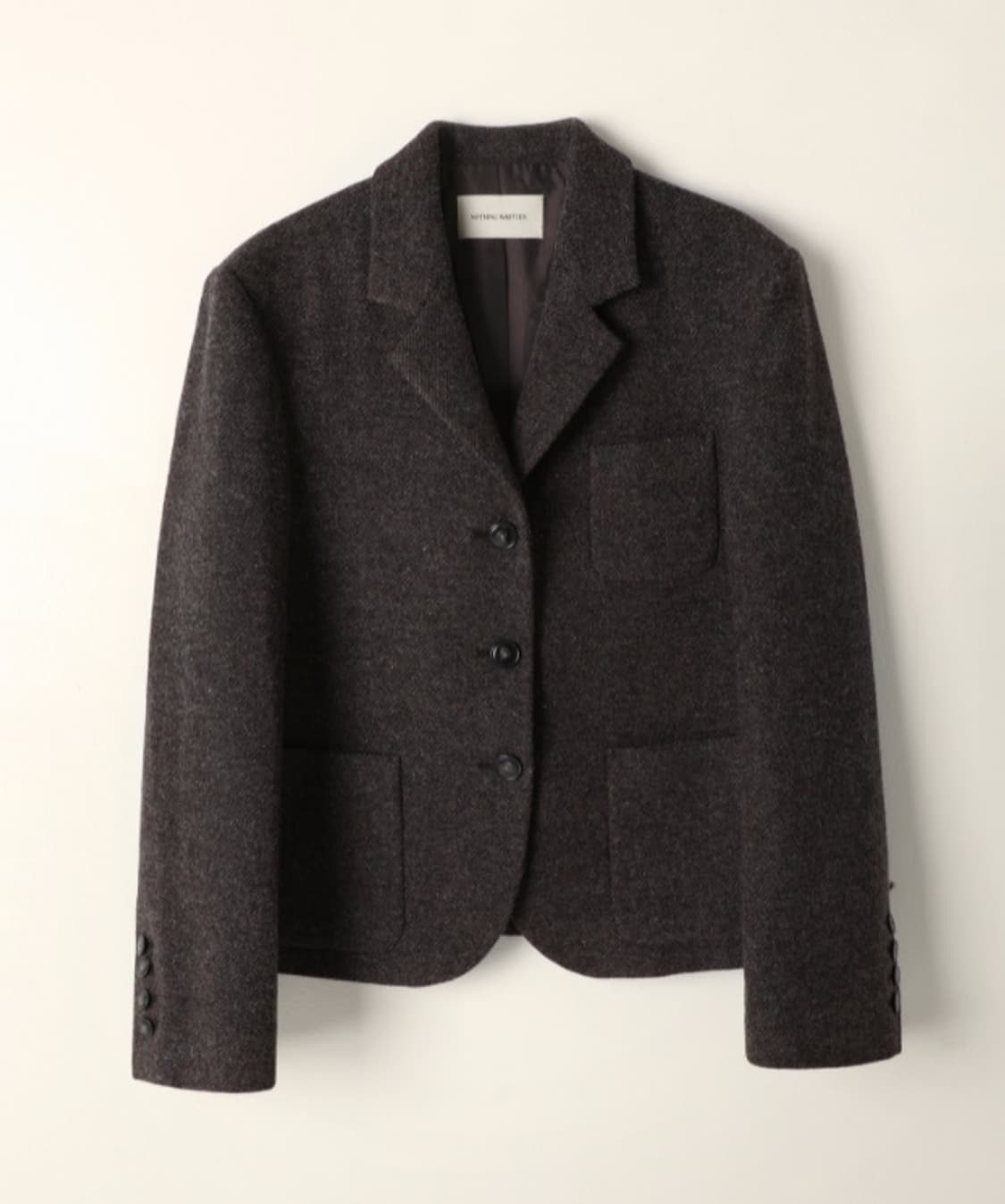 낫띵리튼 다인 울 자켓 다크그레이 상품이미지2