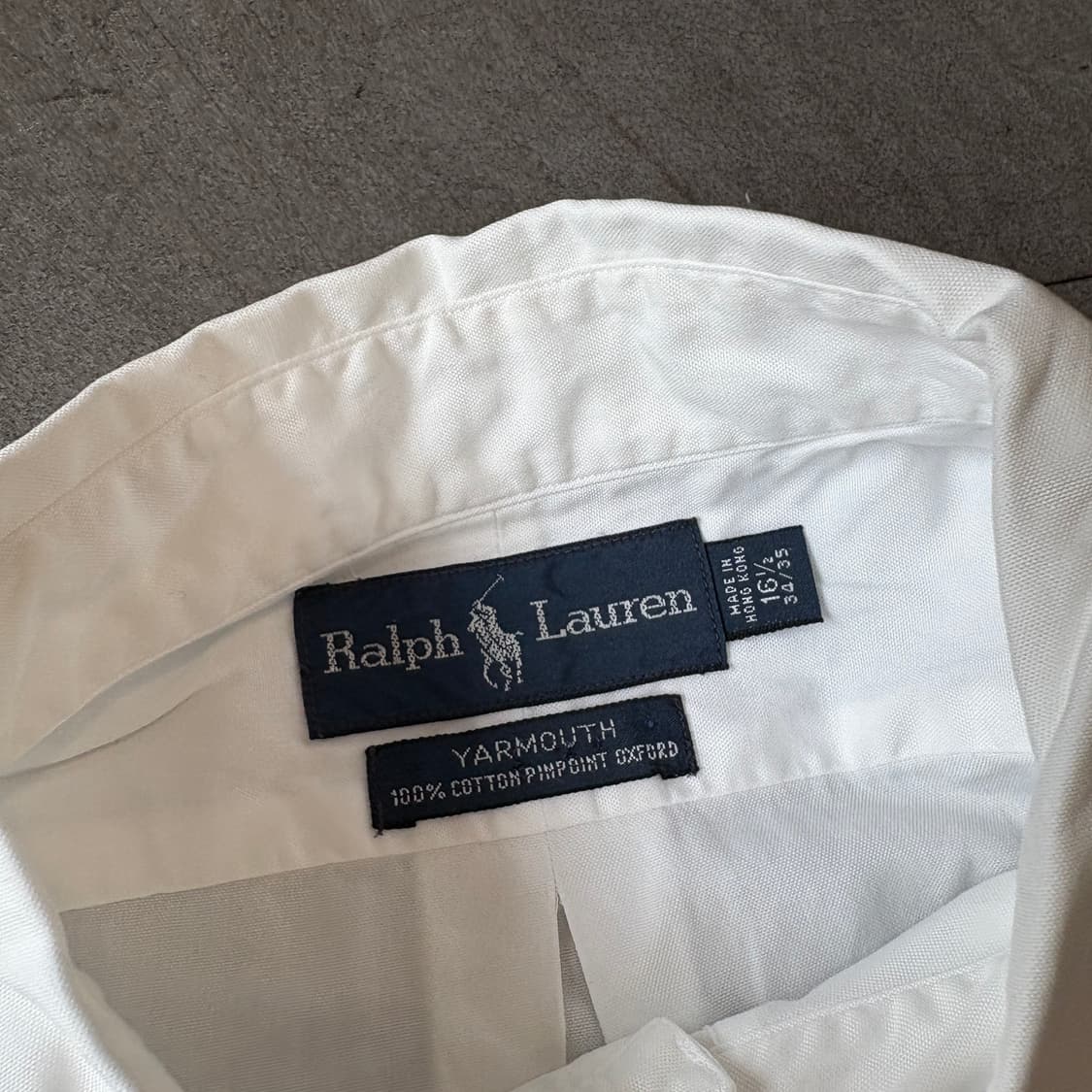 폴로 정품 화이트 클래식 포니 로고 포플린 셔츠 상품이미지5