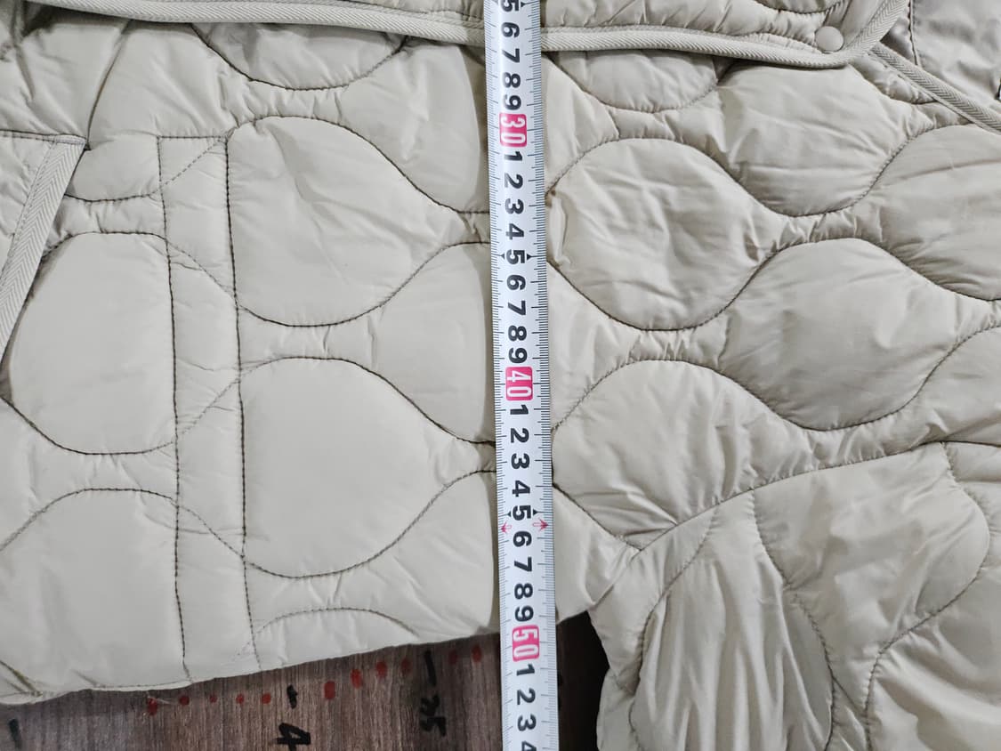 폴햄 아이보리 경량 롱 패딩  상품이미지6