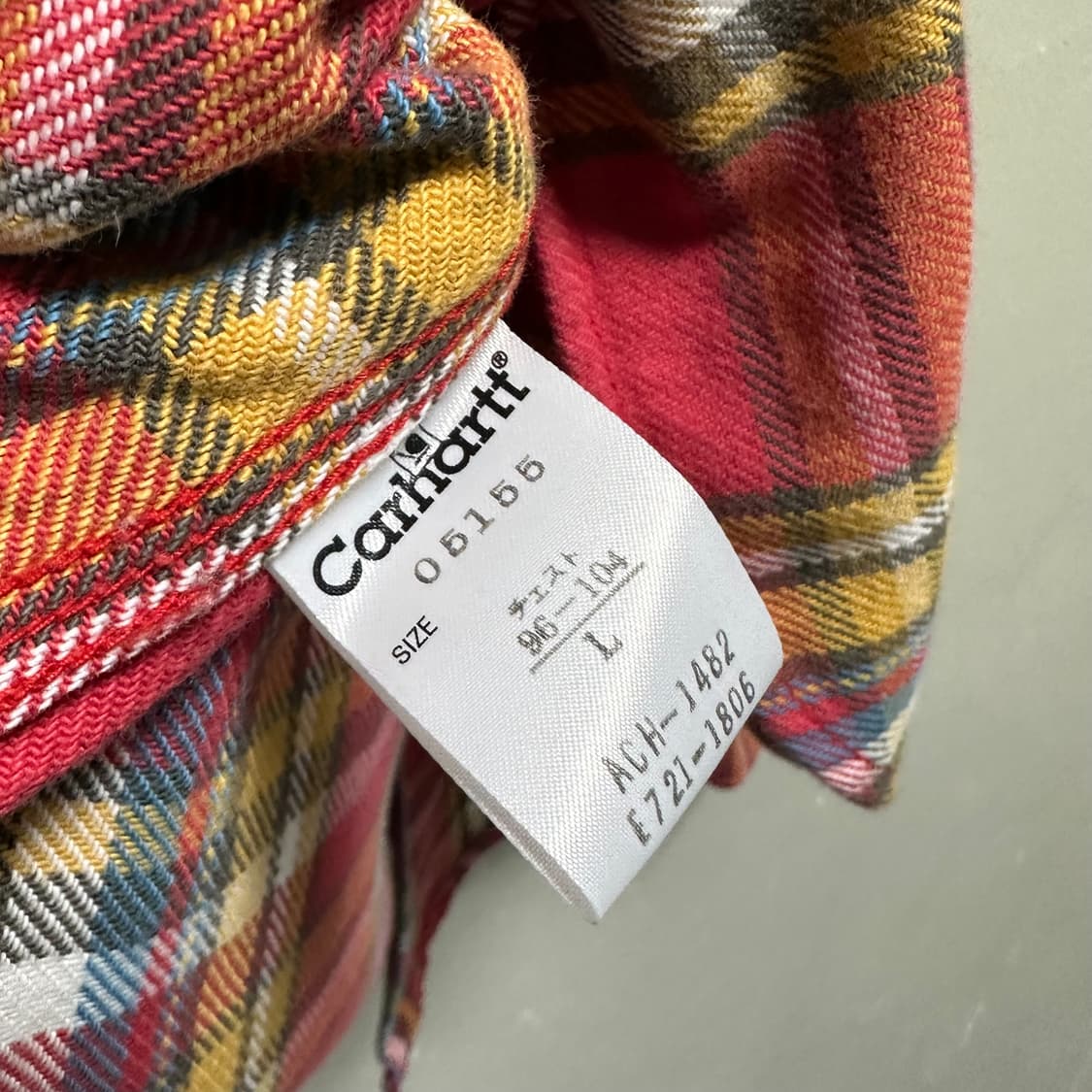 칼하트 플란넬 체크 셔츠 상품이미지7