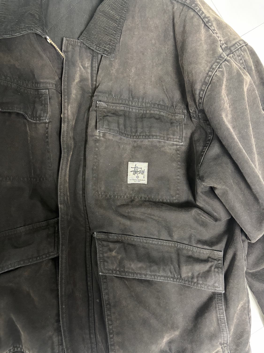 스투시 워크웨어 데님 사파리 XL 상품이미지2