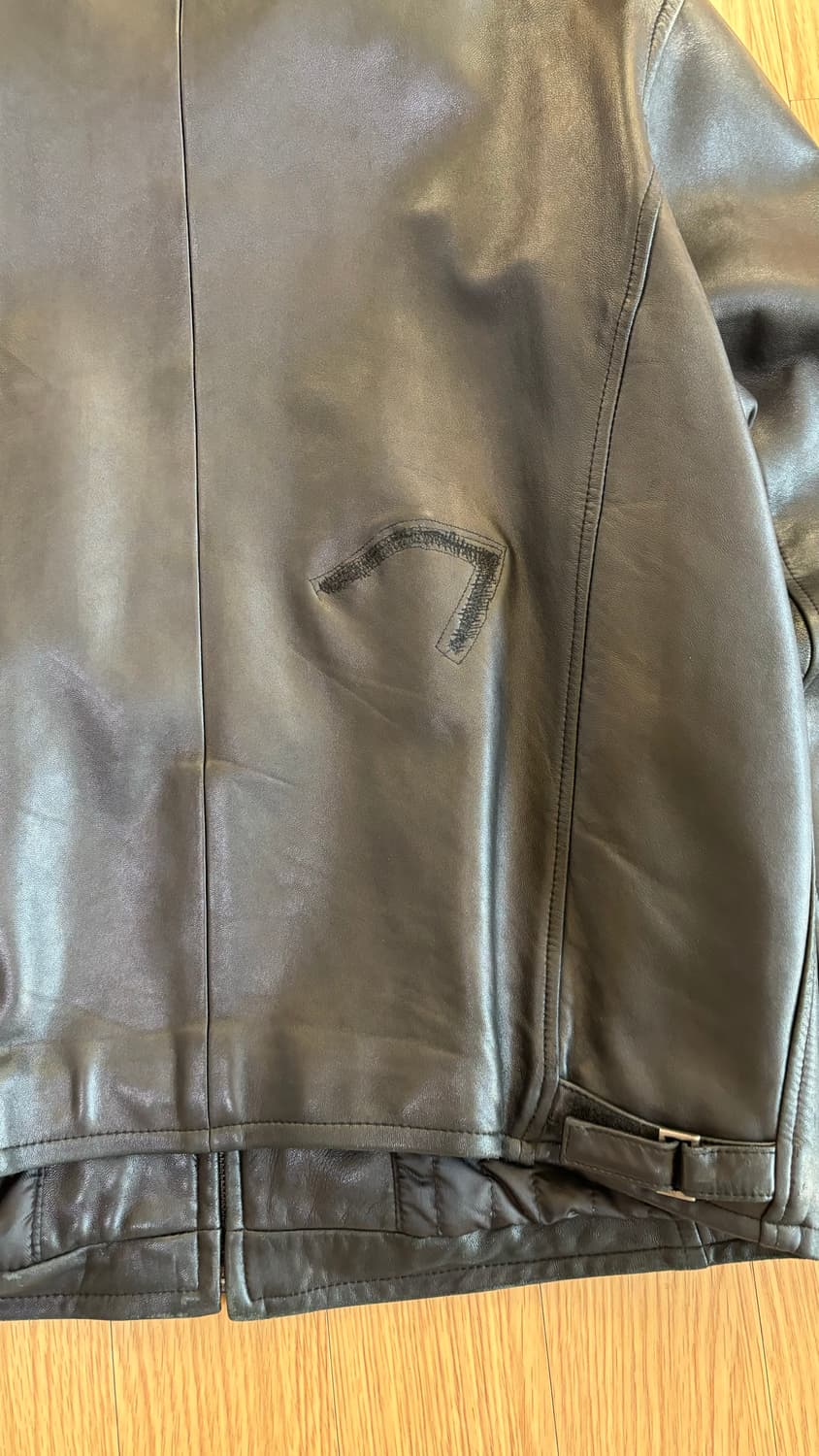 Vtg Lamb Skin Leather Jacket 상품이미지4