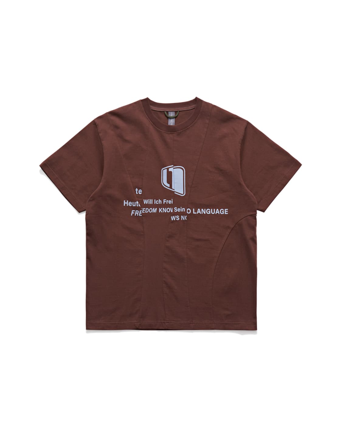 언어펙티드 WIGGLE CUT T-SHIRT / PECAN 상품이미지1