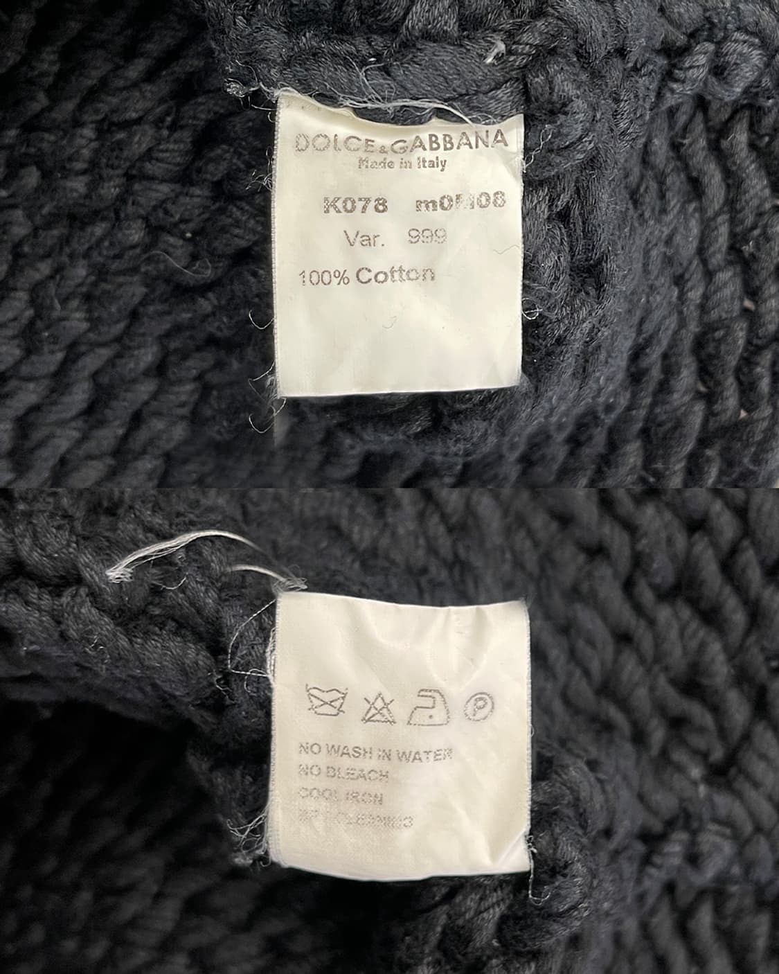 돌체앤가바나 오버사이즈 청키 니트 상품이미지10